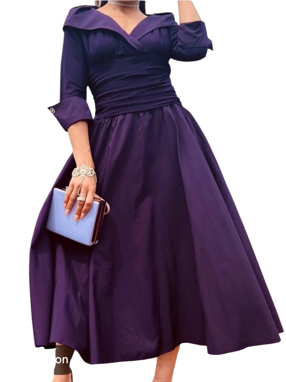 R&M Richards Plum Dress Mother of Bride Formal Evening Special Occasion 2X